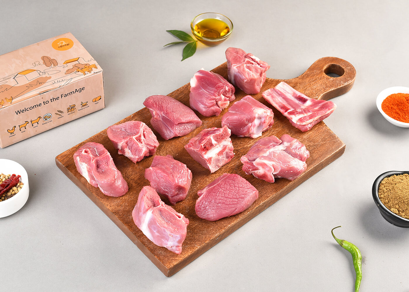 Goat Biryani Cut (Shoulder)