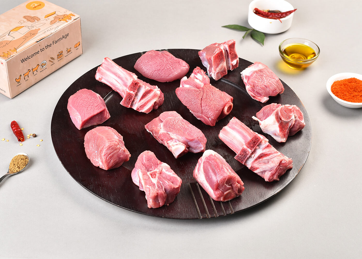 Goat Curry Cut (Raan, Chaamp, Puth)